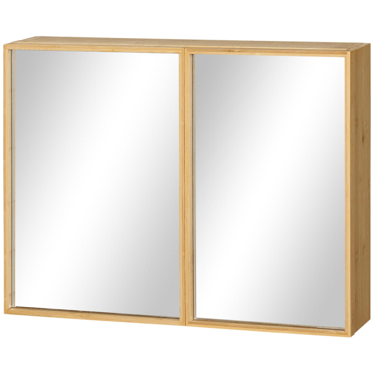 SPIEGELSCHRANK Naturfarben - Naturfarben, Holz (65.2/50/14cm)