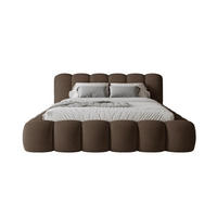 POLSTERBETT Stone 160x200 cm mit Bettkasten, Lattenrost und Kopfteil - Holzrahmen, Cord Braun - Braun, Holz (160/200cm) - Chilly