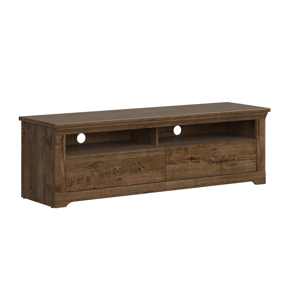 TV-MÖBEL Noé Dunkles Holz - Braun, Holzwerkstoff (153/48/44cm) - Petits-meubles