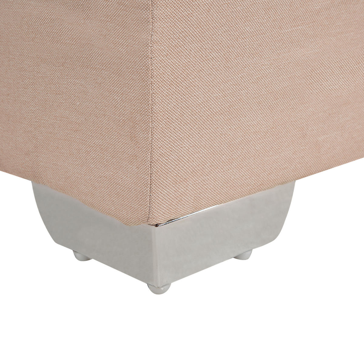 BOXSPRINGBETT 180/200cm Sandbeige Admiral - Beige, Textil (180/200cm) - Beliani