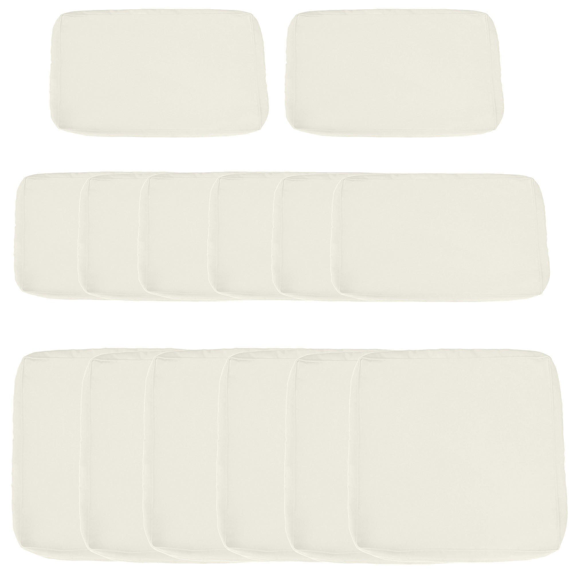 SESSELAUFLAGEN Creme 1 Stück - Beige, Kunststoff (8/65/65cm) - GiPP