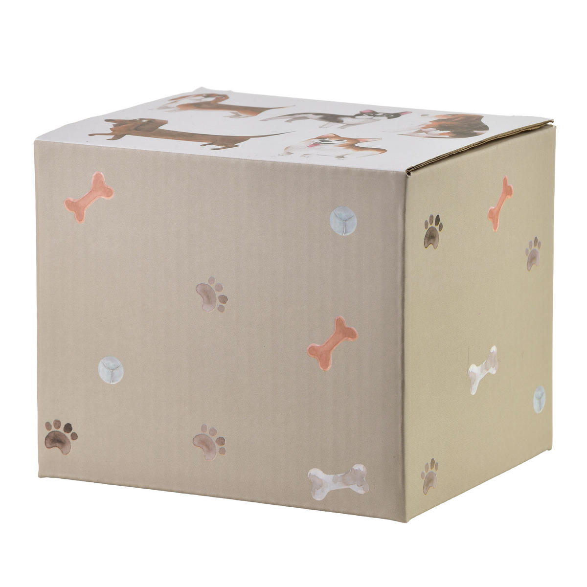 HRNEK NOAH, porcelán, hnědý - béžová, keramika (0.41L) - Mondex