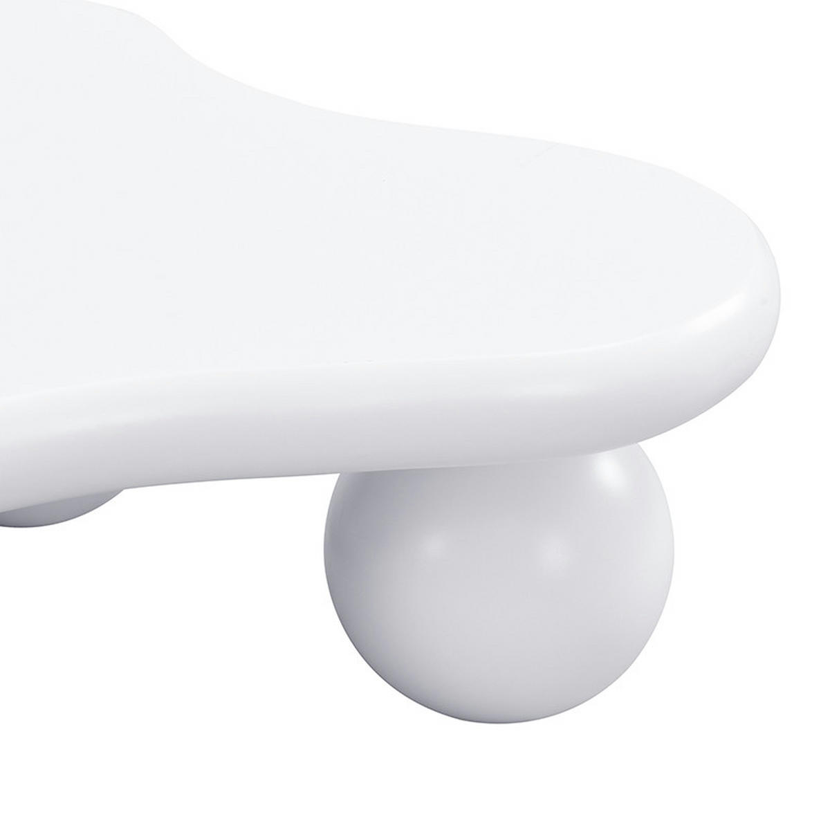 COUCHTISCH DE-089 Cloud Style Weiß - Weiß, Holzwerkstoff (63/95/32cm) - ComfortXL