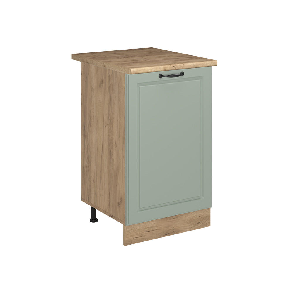 Vicco Küchenunterschrank Grün, Honigeiche 50x81.6x60 cm
