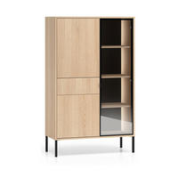 VITRINE – 92 cm – Barnee – Sonoma Eiche - Sonoma Eiche, Holzwerkstoff (92/150/40cm) - hi-markt