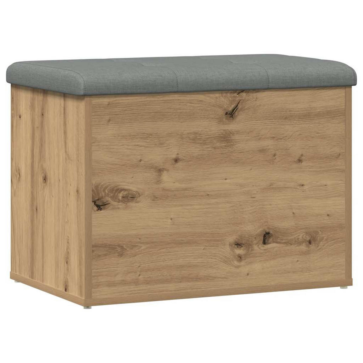 SITZBANK Mit Stauraum Artisan-Eiche 62/42/45 Cm Holzwerkstoff - Braun, Holzwerkstoff (42/45/62cm) - vidaXL