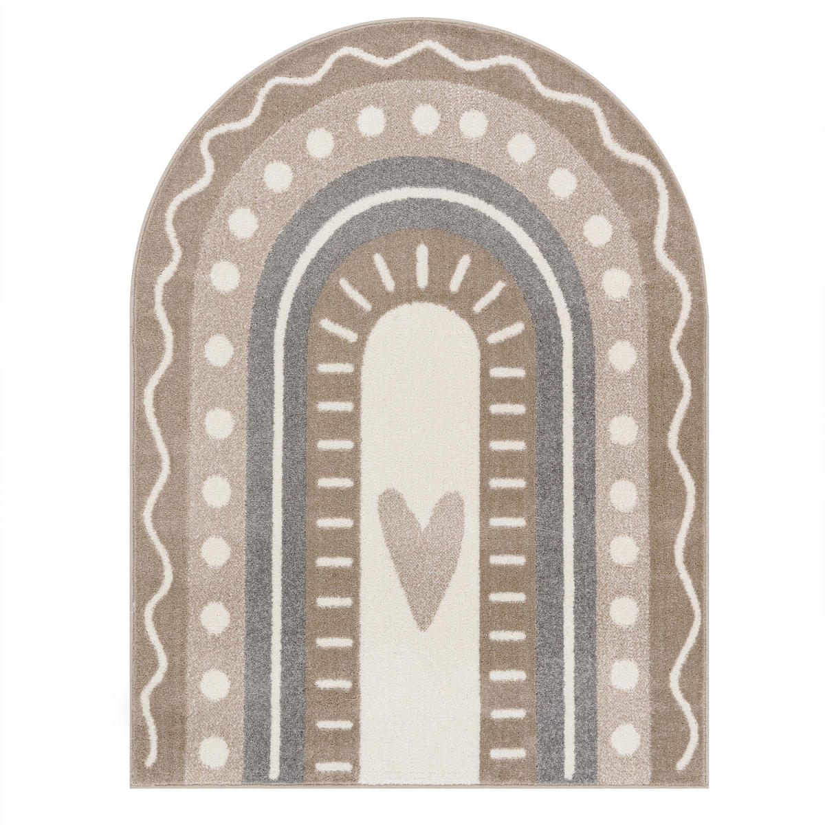 KINDERTEPPICH 120/160 cm Nino 889 - Beige, Textil (120/160cm) - Paco Home