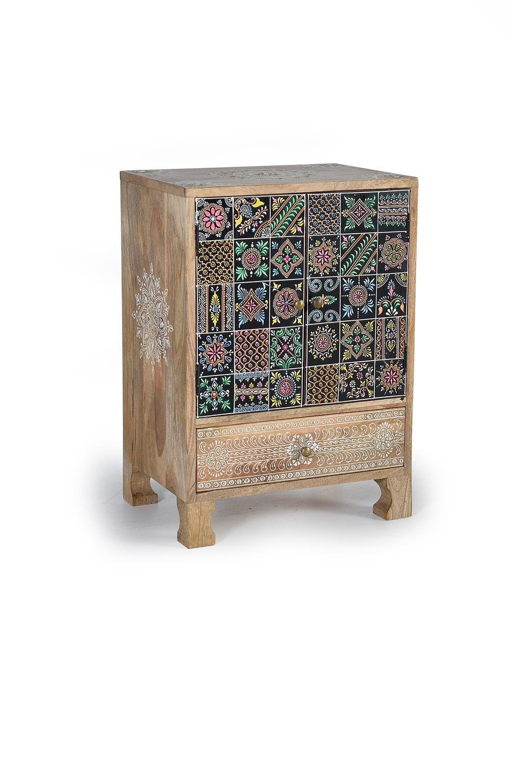 KOMMODE aus Mangoholz - Braun, Holz (43/60/30cm) - Giner y Colomer