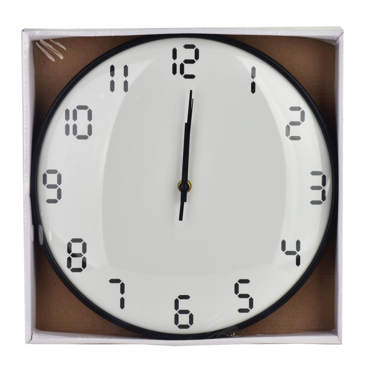 WANDUHR Ramsey Weiß 30/4/30 cm Kunstoff - Weiß, Kunststoff (30/30/4cm) - Mondex