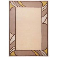 HANDTUFTTEPPICH Hawai 70x140 cm - Beige, Textil (70/140cm) - THEKO