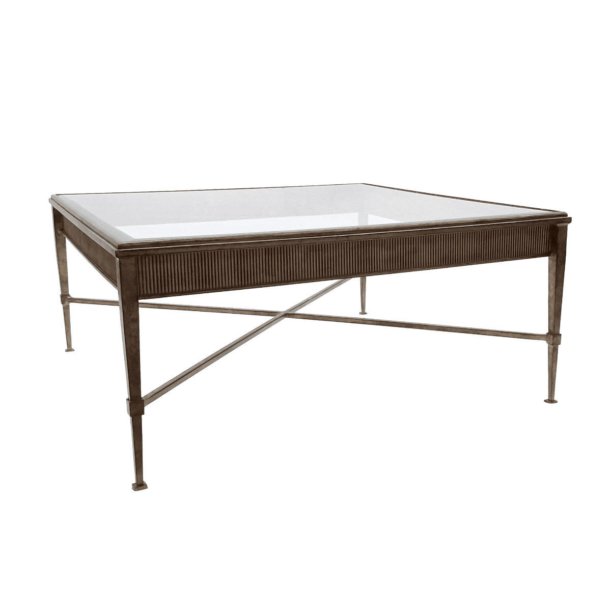 Signature Couchtisch Gold 88.5x41x88.5 cm