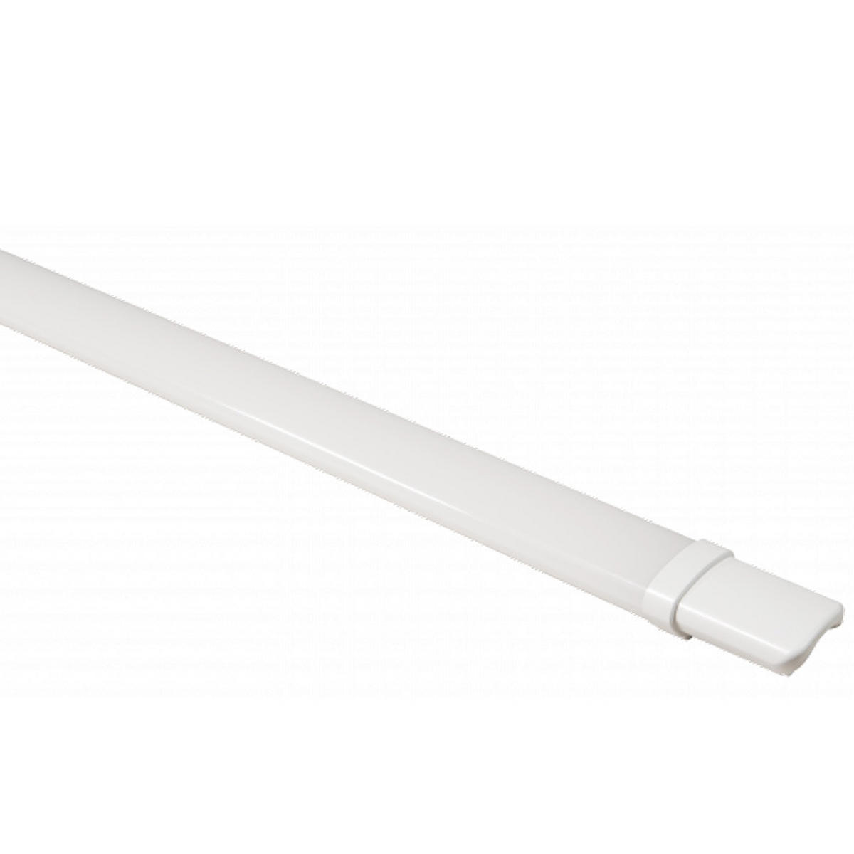 LED DECKENLEUCHTE Kunststoff Grau - Grau, Kunststoff (153/5.3/3.5cm)