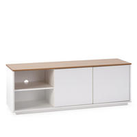 TV-ELEMENT Bob 2 Türen weiß - Weiß, Holz (140/49/40cm) - VS Venta-stock