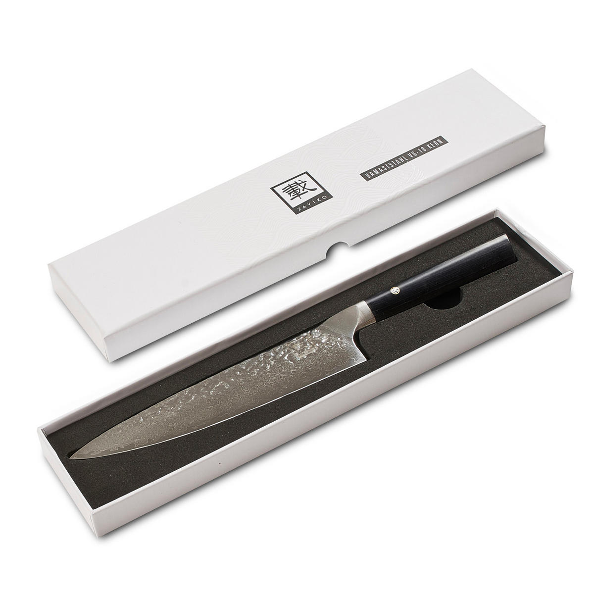 CHEFMESSER 20 cm - Schwarz, Holz/Metall (34cm) - Zayiko