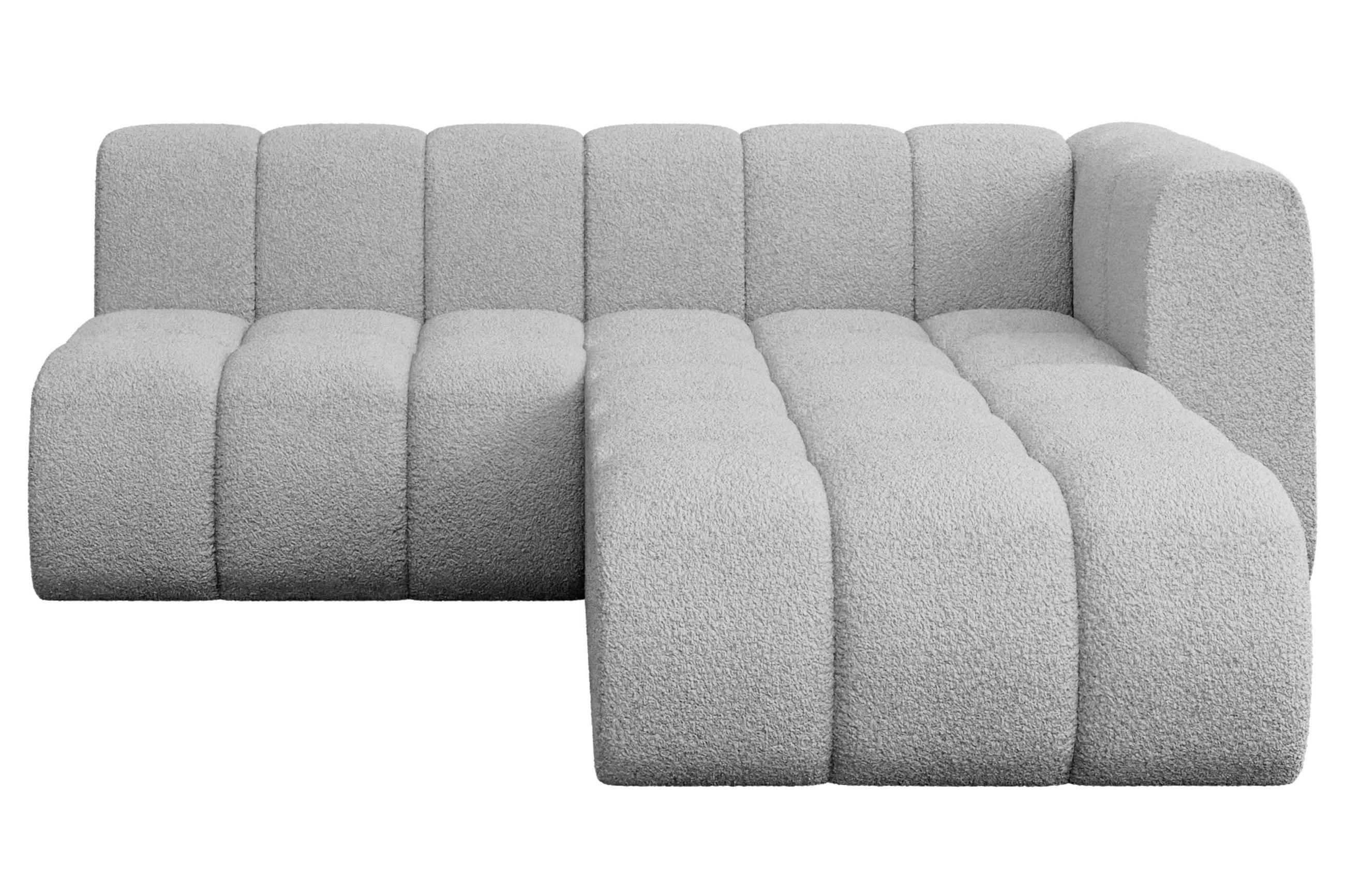 Altdecor Ecksofa Hellgrau 205x177 cm