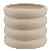 BLUMENÜBERTOPF Hoop - Beige, Keramik (17cm) - Butlers