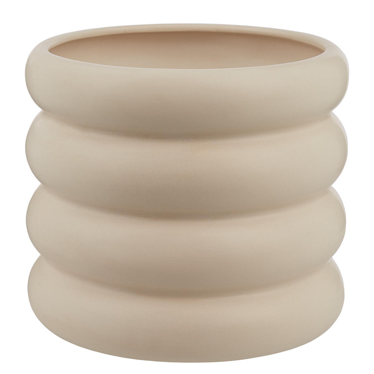 BLUMENÜBERTOPF Hoop - Beige, Keramik (17cm) - Butlers