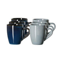 HENKELBECHER Amalfi Blau 350 ml 6er Set - Blau, Keramik (0.35L) - Ritzenhoff Breker