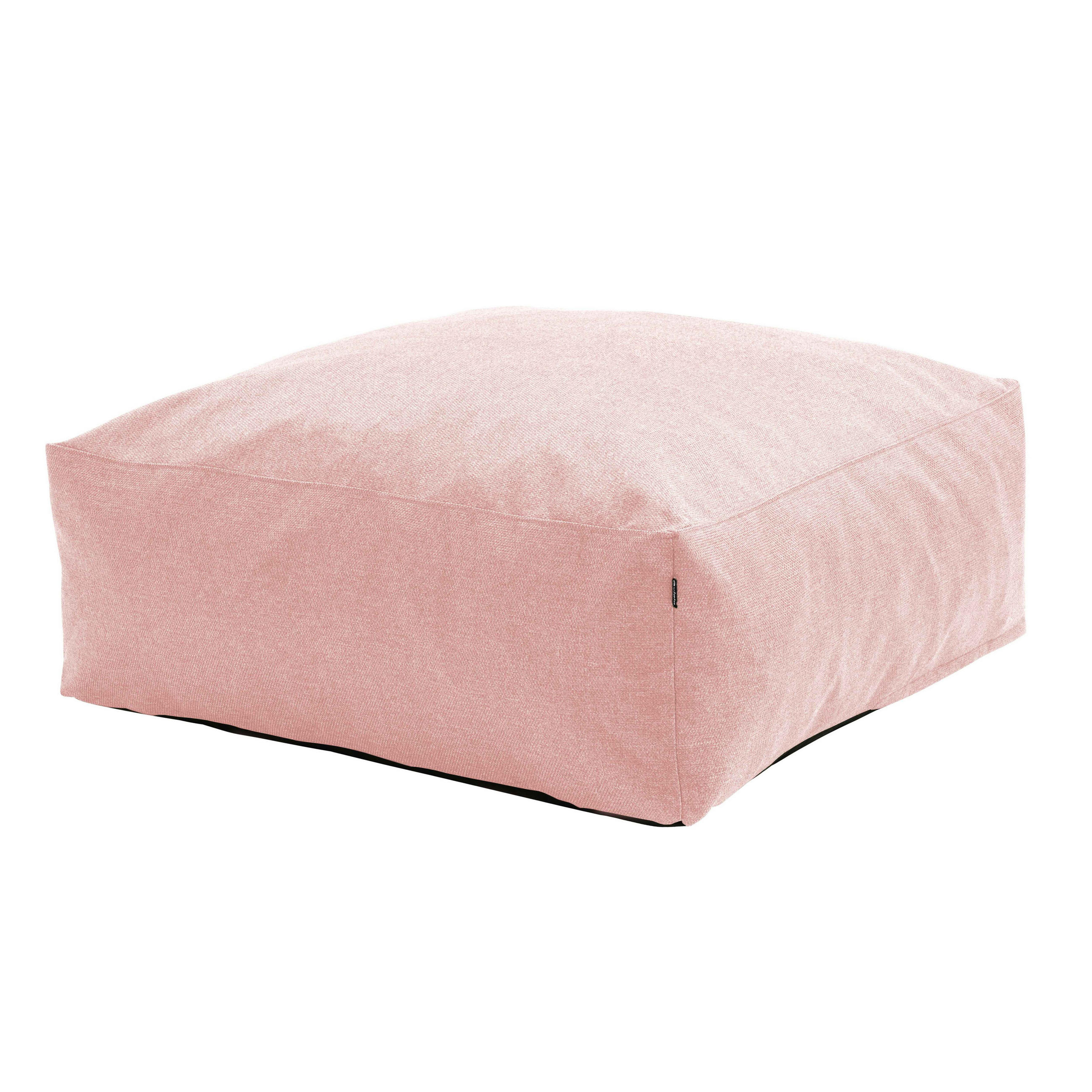 OUTDOOR-SITZSACK, Puderrosa - Pink, Textil - Oviala
