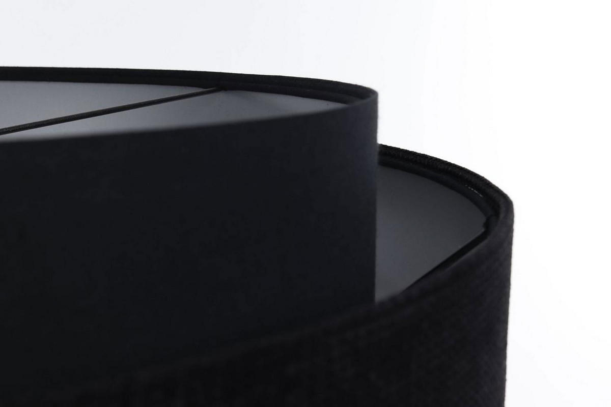 HÄNGELEUCHTE Schwarz 60/25 cm - Schwarz, Kunststoff (60/1/25cm) - ONZENO