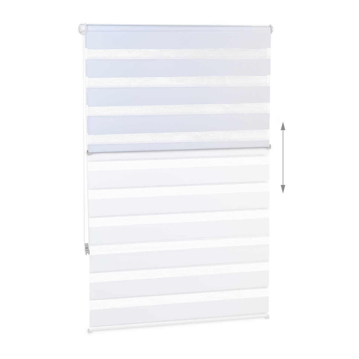 DOPPELROLLO Klemmfix - Multicolor, Kunststoff/Textil (90/156/6.5cm) - Relaxdays