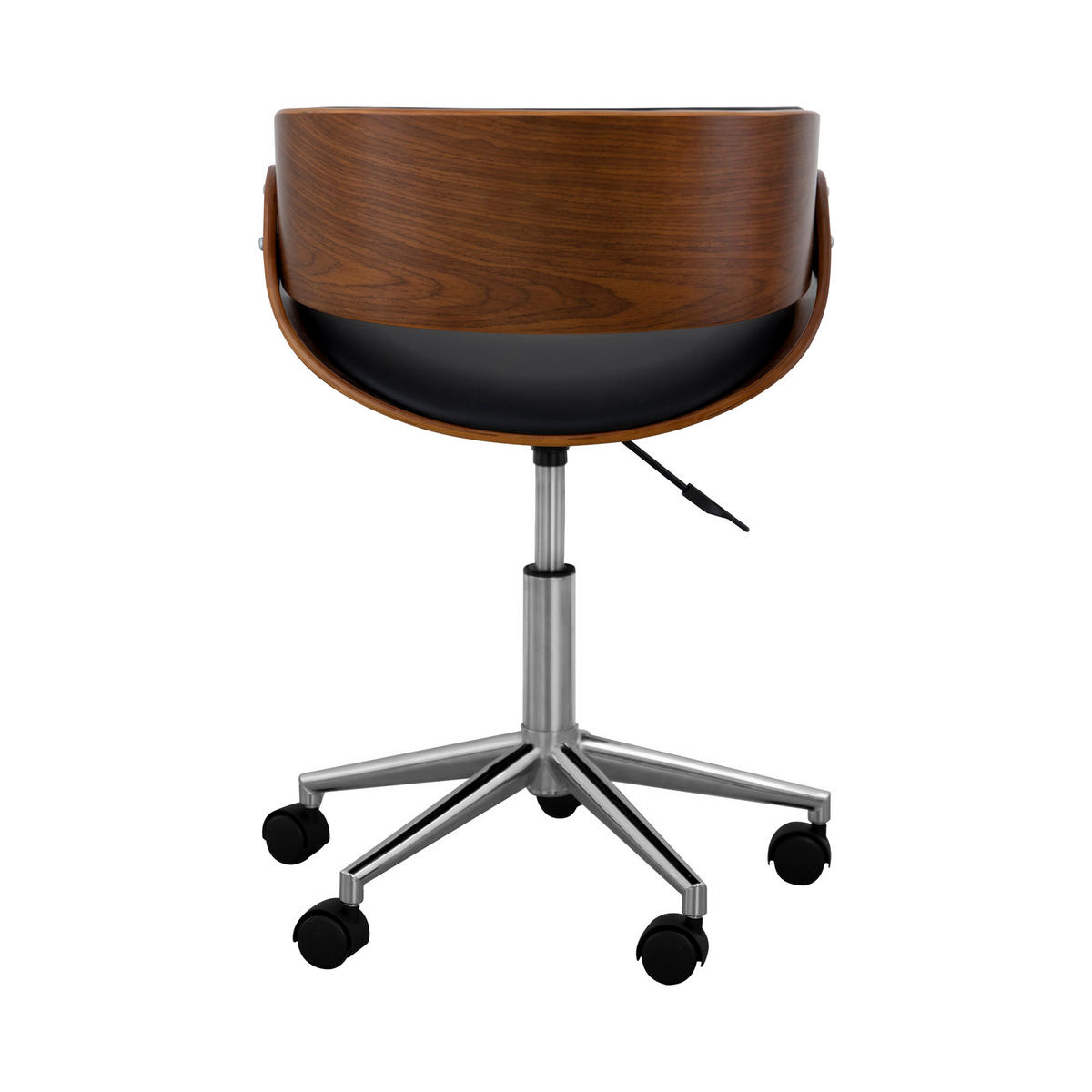 DREHSTUHL Schwarz - Schwarz, Holzwerkstoff (50/65/65cm) - Teamson Home