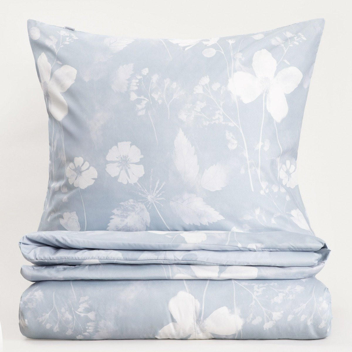 BETTWÄSCHE Blossom Mikrofaser blau 160/200 cm - Blau, Textil (160/200cm) - Homla