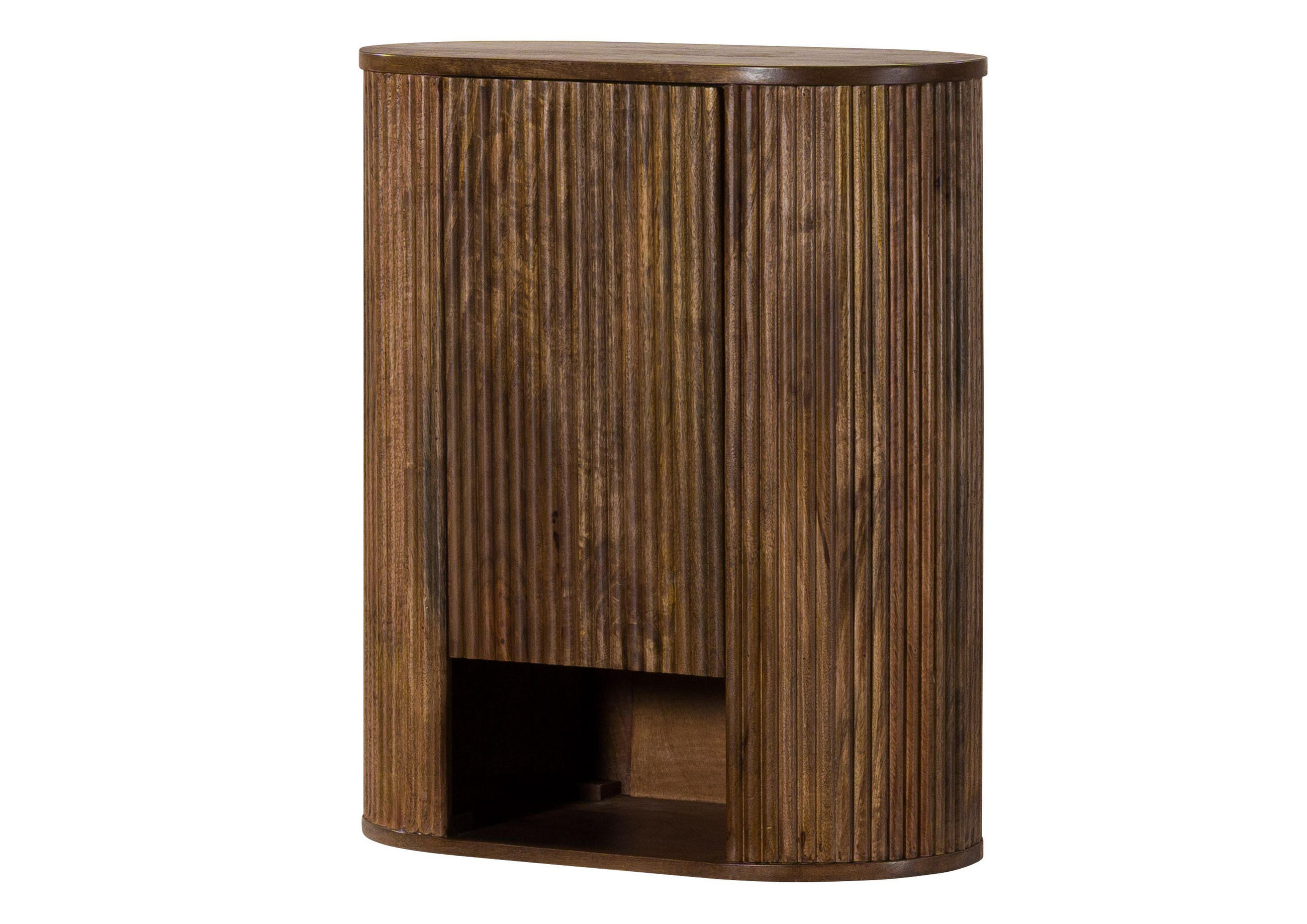 HÄNGESCHRANK Mango 55x30x65 braun lackiert BARCELONA #258 - Braun, Holz (55/65/30cm) - Massivmoebel24