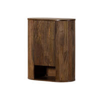 HÄNGESCHRANK Mango 55x30x65 braun lackiert BARCELONA #258 - Braun, Holz (55/65/30cm) - Massivmoebel24