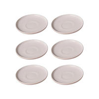 KAFFEEUNTERTASSEN Jasper rosa ø 15.0 cm 6er Set - Rosa, Keramik (15cm) - Ritzenhoff Breker