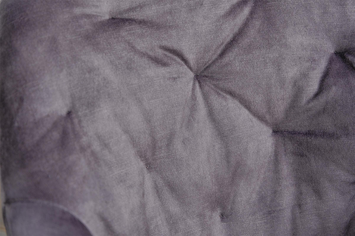BÜROSTUHL KAYA Anthrazit Velvet - Anthrazit/Schwarz, Textil (64/79/61cm) - KAWOLA