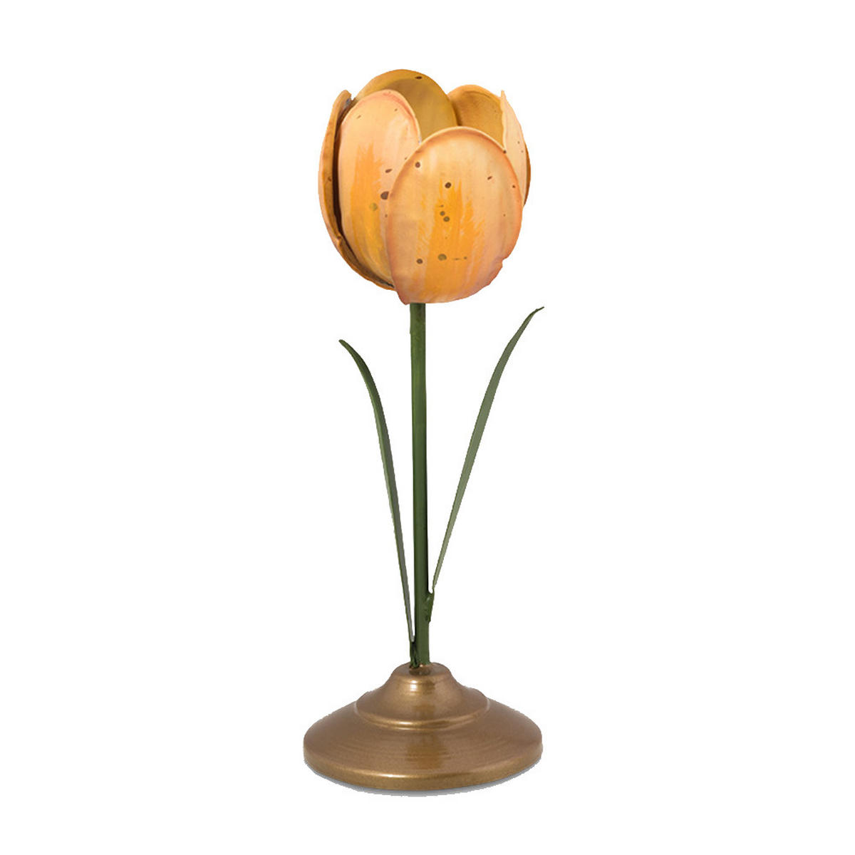 KERZENHALTER 2er-Set Tulpe s metal gelb - Gelb, Metall (8.5/26/8.5cm) - Pip Studio