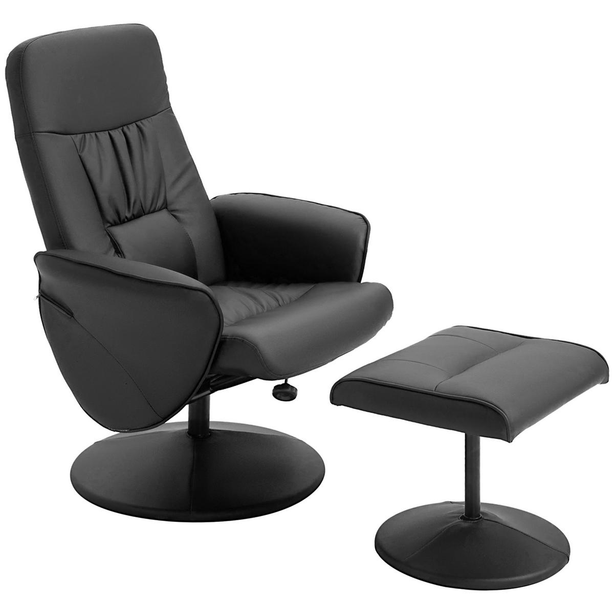 RELAXSESSEL DE-17366 Schwarz - Schwarz, Metall (81/101/76cm) - ComfortXL