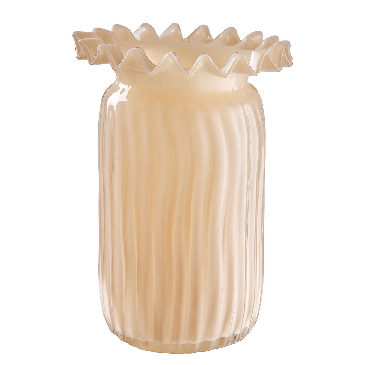 VASE Cream - Beige, Glas (23cm) - Butlers