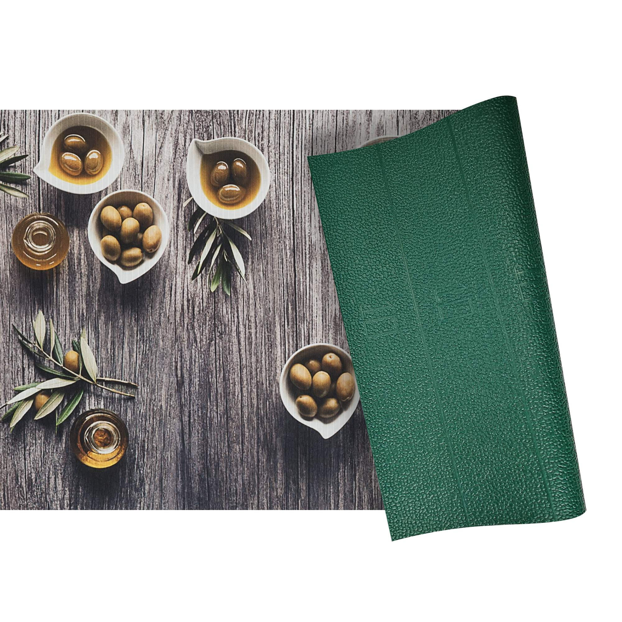 KÜCHENLÄUFER OLIVIO - Grün, Textil (50/240cm) - WohnDirect