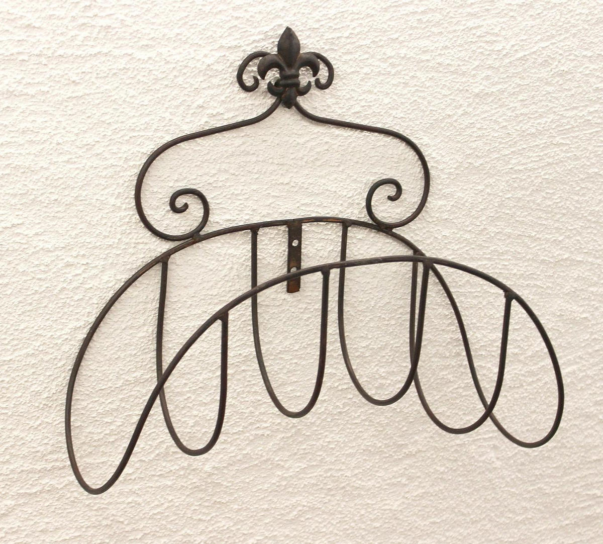 WANDSCHLAUCHHALTER Metall Braun antik 38 cm - Braun, Metall (17cm) - DanDiBo