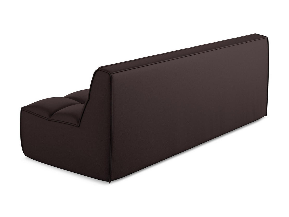 3-SITZER SOFA Kunstleder Violett - Blau/Pflaume, Leder/Kunststoff (210/75/93cm) - Makamii