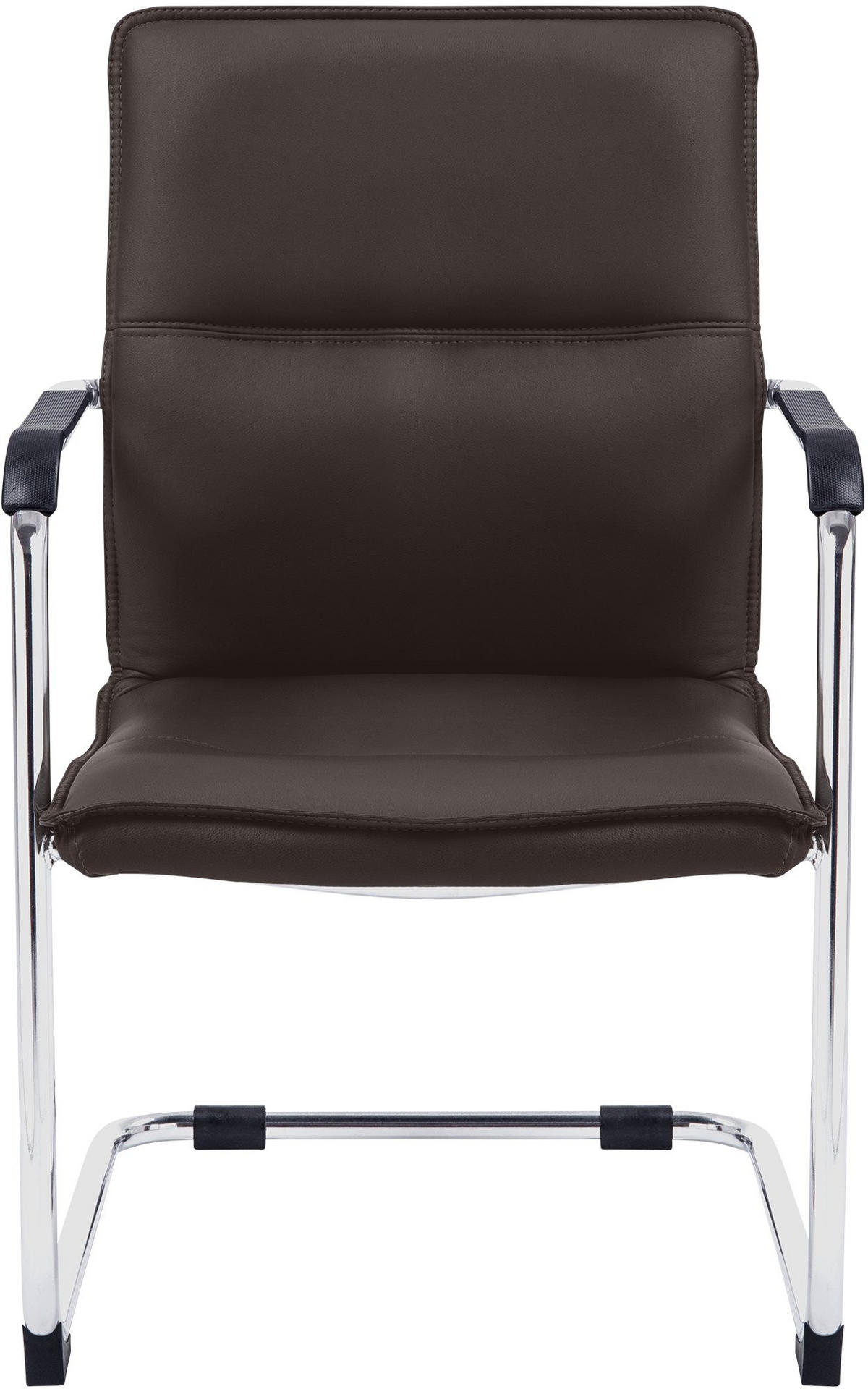 SCHWINGSTUHL Lederlook Braun - Braun, Textil/Metall (57/92/59cm) - CLP