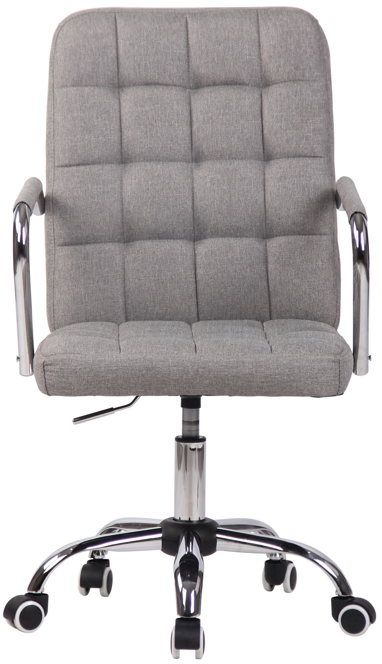 BÜROSTUHL Tenor, Stoff Grau - Grau, Textil/Metall (56/104/60cm) - TPFLiving