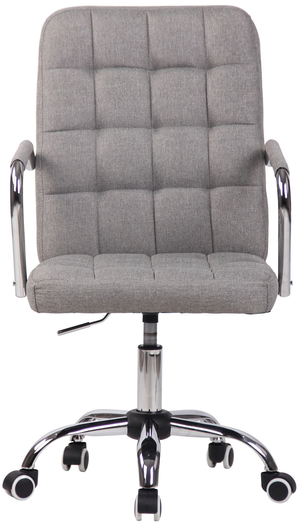 BÜROSTUHL Tenor, Stoff Grau - Grau, Textil/Metall (56/104/60cm) - TPFLiving