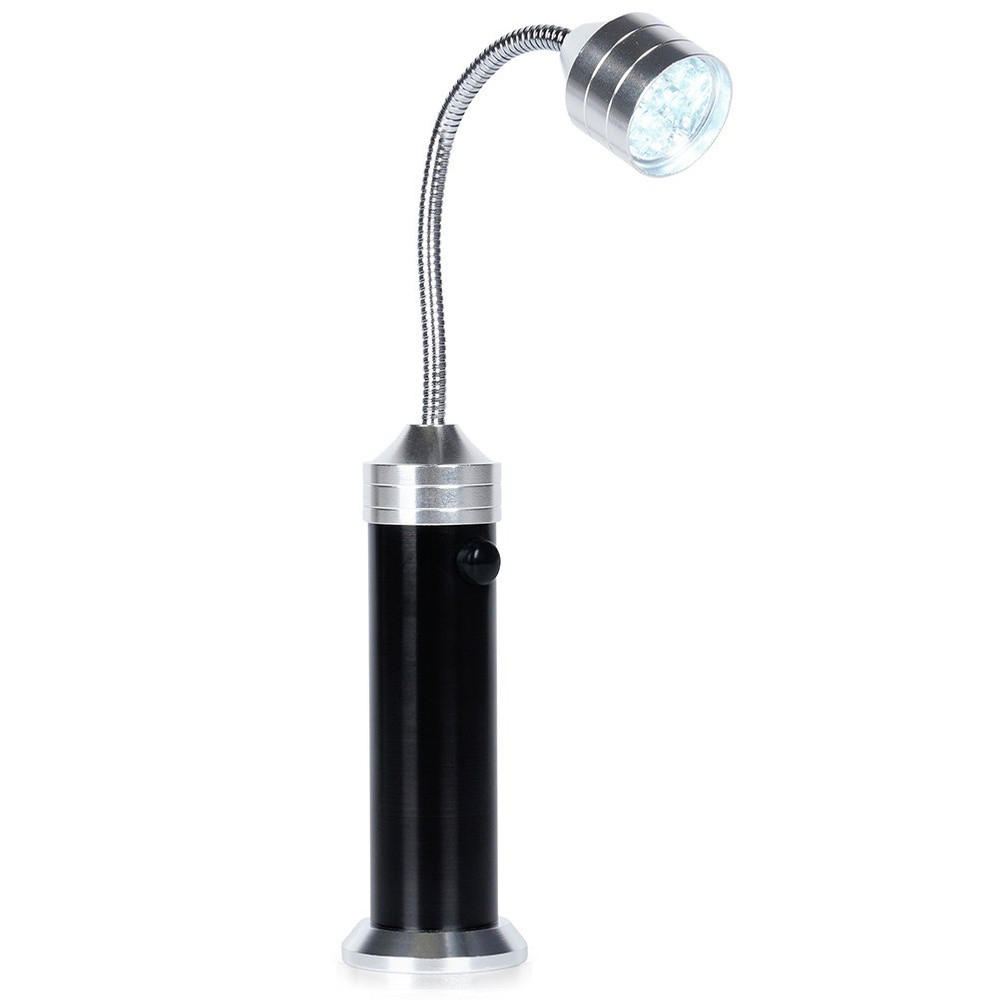 GRILLLEUCHTE magnetisch LED 24 cm Silberfarben - Silberfarben, Metall (3.5/24/3.5cm) - BBQ Collection