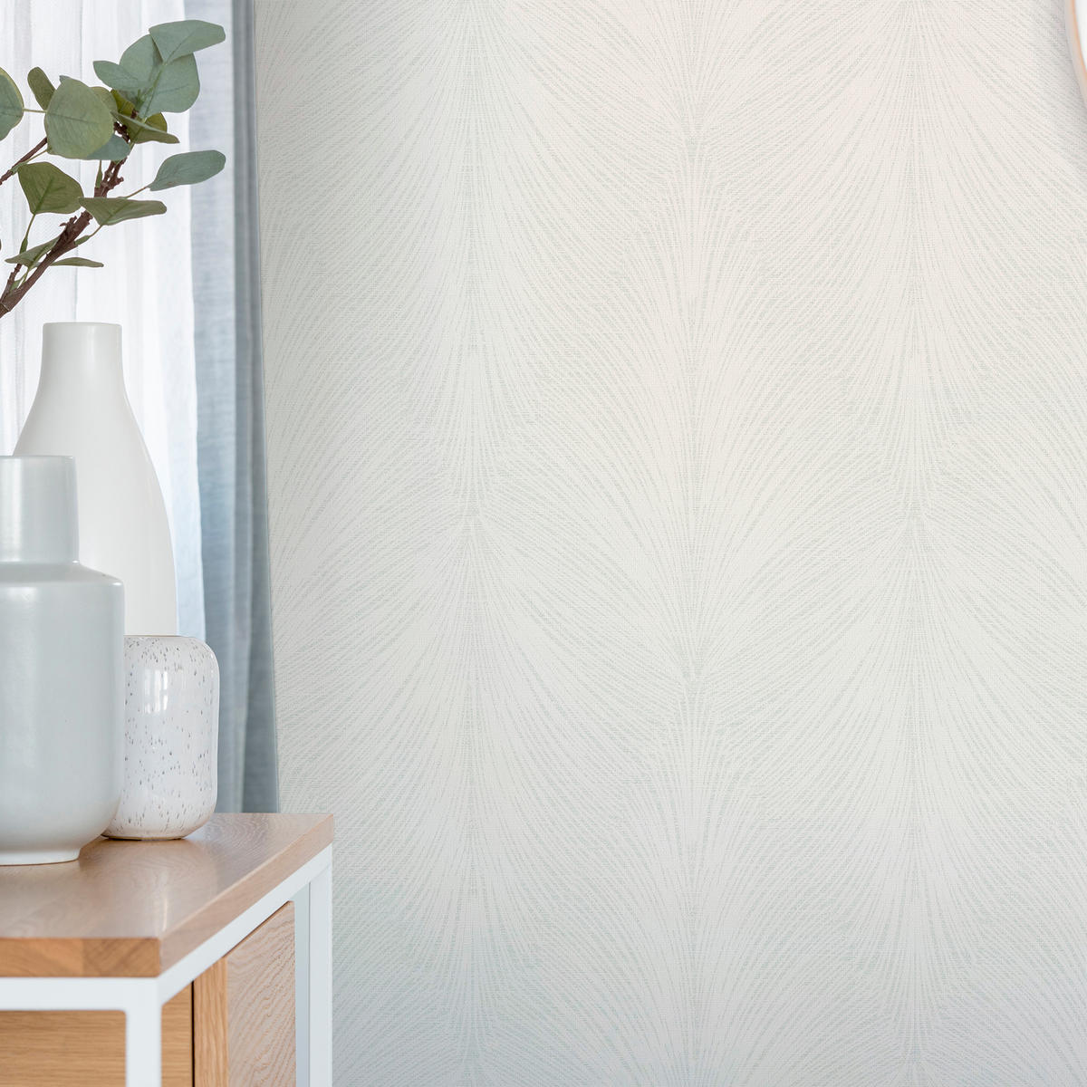 VLIESTAPETE - Lowen natürlich - Weiß, Papier/Kunststoff (52/1000cm) - Superfresco Easy