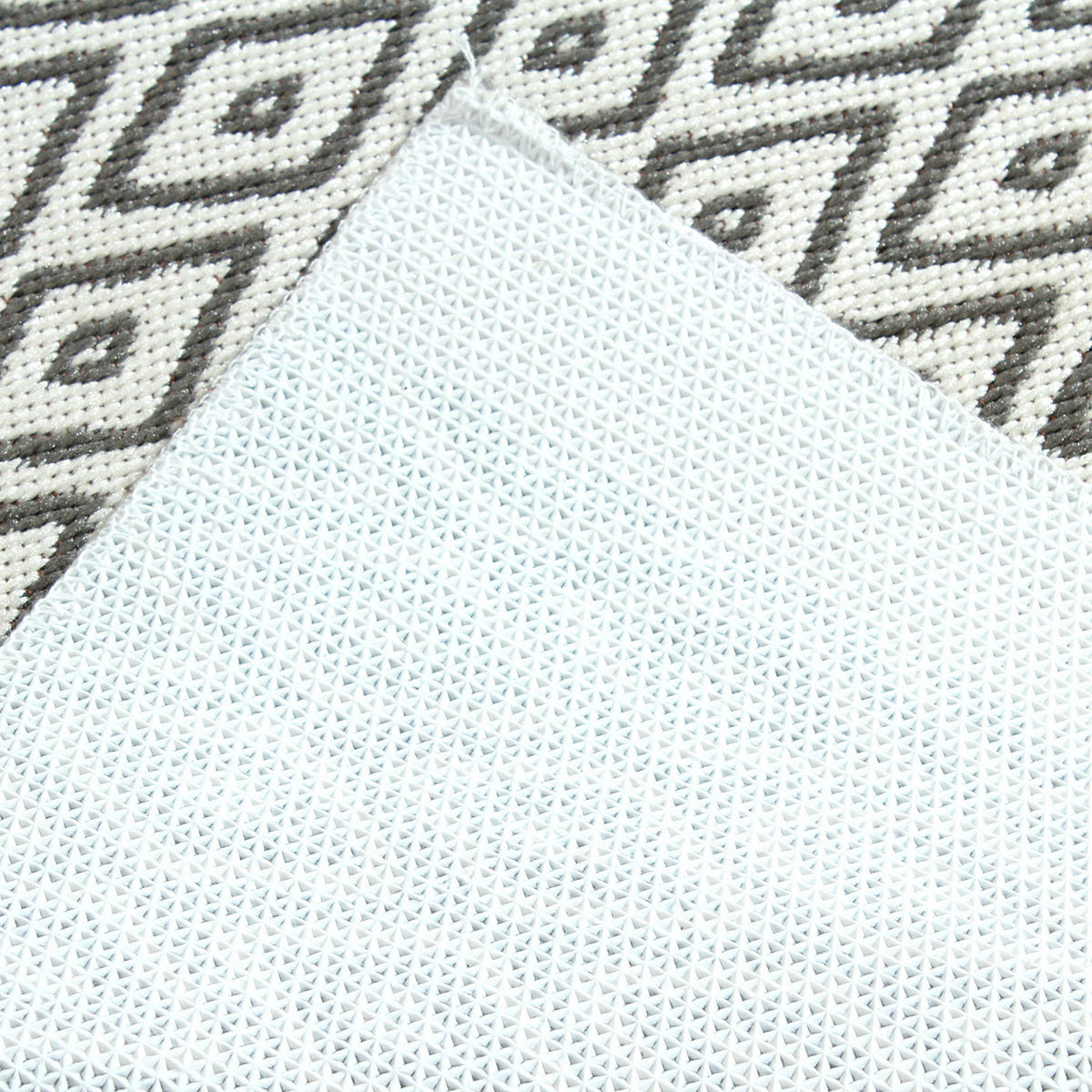 IN-/OUTDOORTEPPICH - Kunstfaser - Elfenbein / Grau - Grau, Textil (160/230cm) - home24