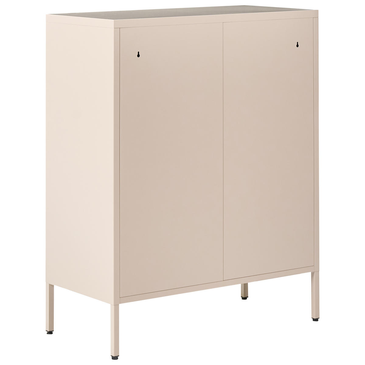 KOMODA Kov Béžová Enago - béžová, kov (80/102/40cm) - Beliani