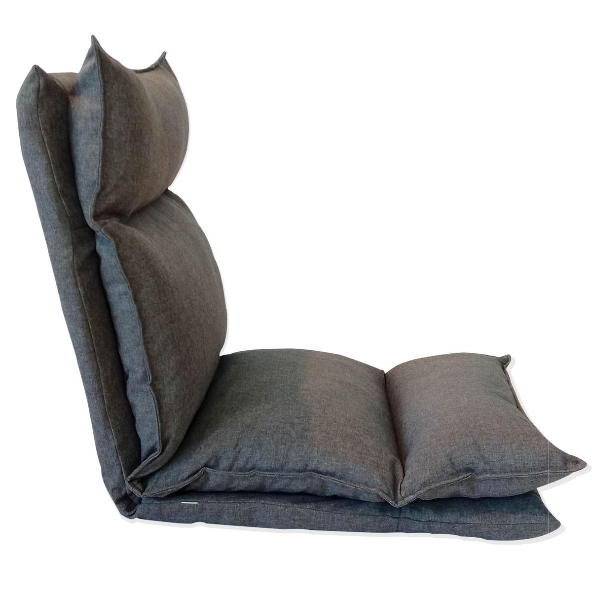 MEDITATIONSTUHL Grau 56/140/15 cm - Grau, Textil (56/15/140cm) - Mobili Rebecca