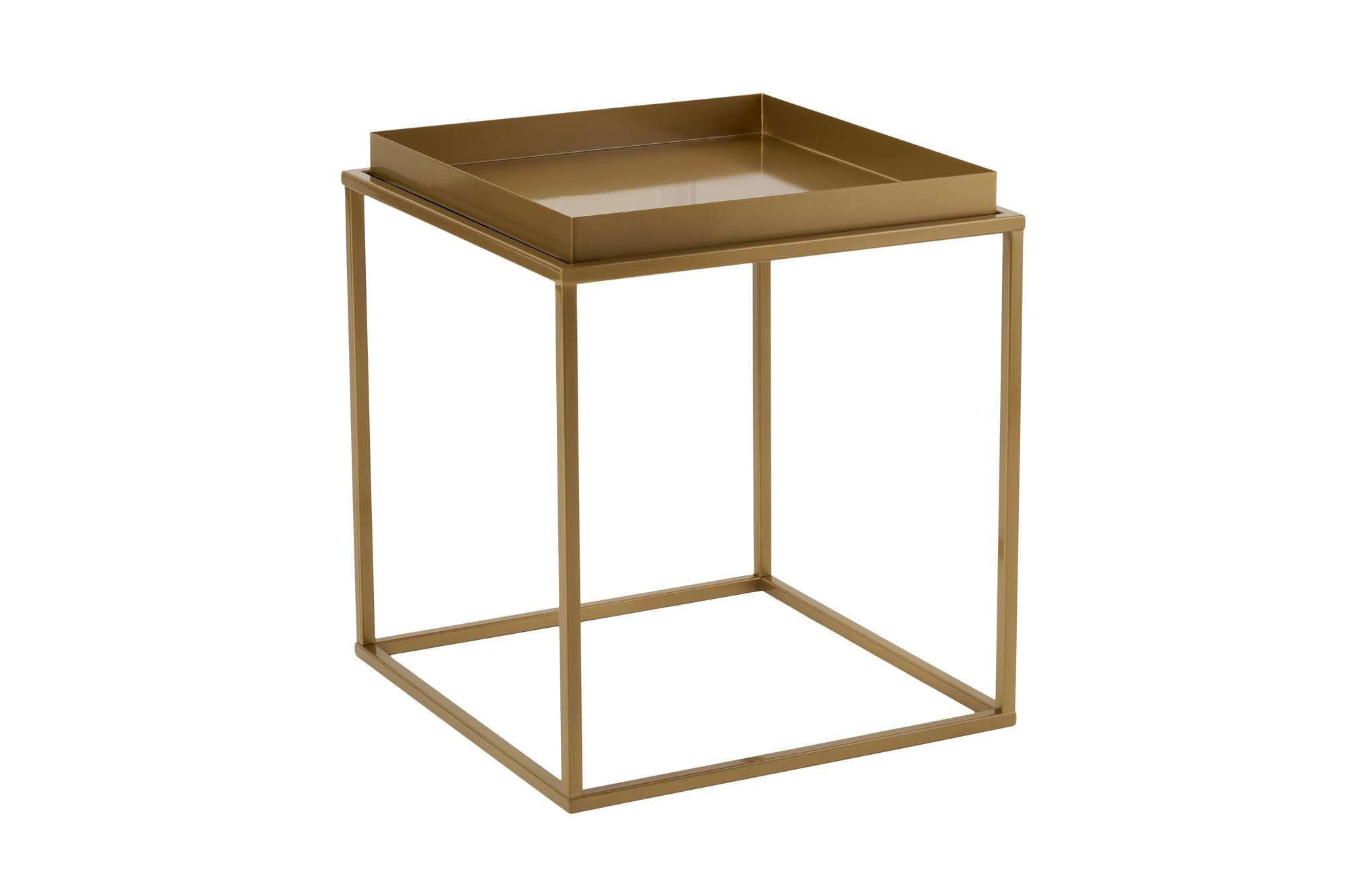 COUCHTISCH koala Gold - Goldfarben, Holz (45/45/52cm) - Habitat Garten