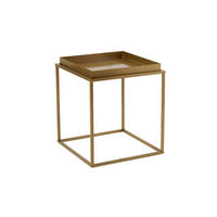 COUCHTISCH koala Gold - Goldfarben, Holz (45/45/52cm) - Habitat Garten