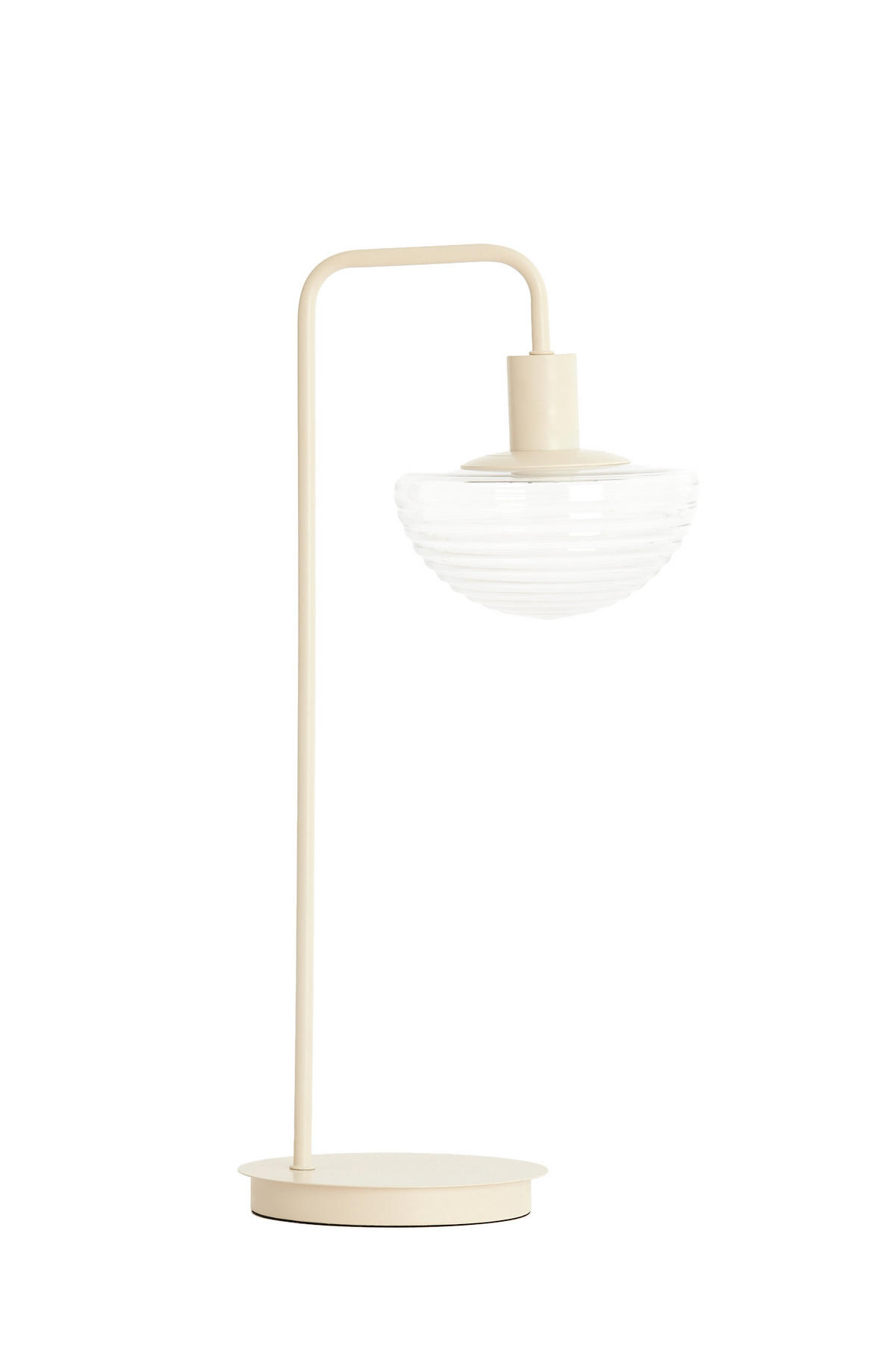 TISCHLAMPE Baylie Weiß Ø30/61 cm - Weiß, Metall (30/20/61cm) - Light & Living