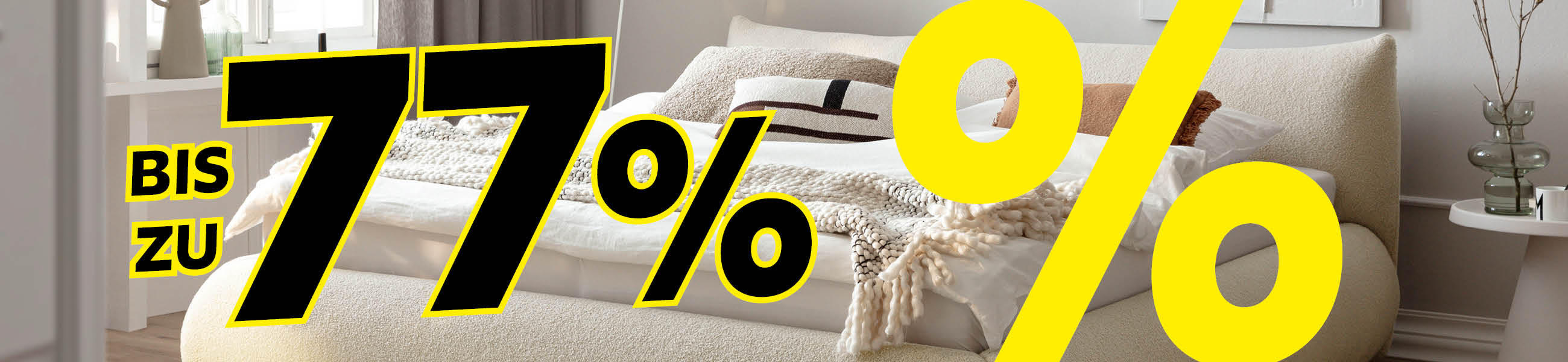 Bis zu 77%