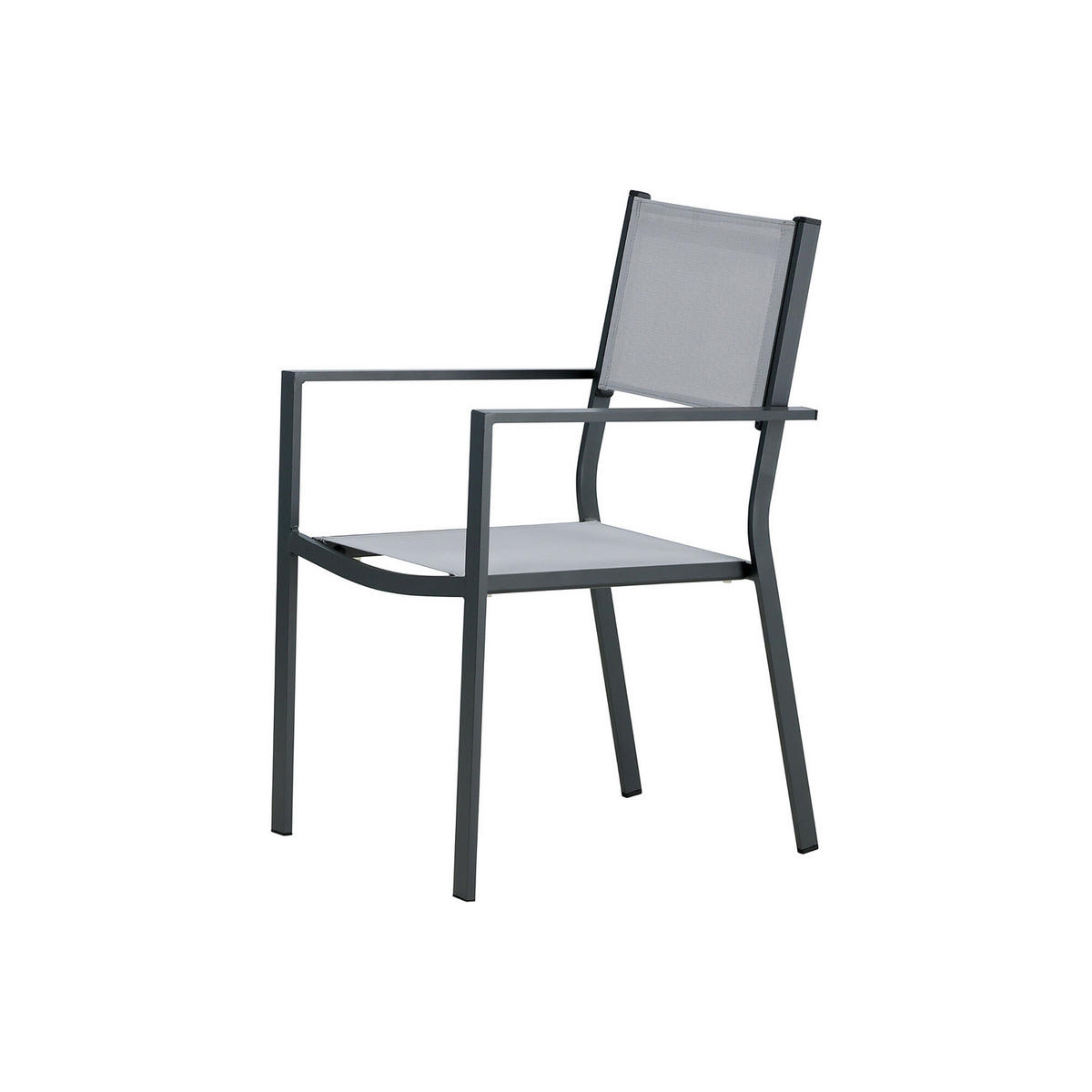 GARTENSTUHL - Grau, Kunststoff (57/88/61cm) - home24